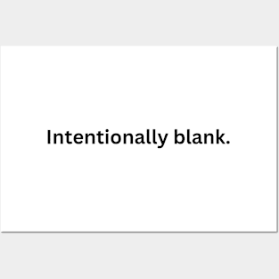 Intentionally blank. Posters and Art